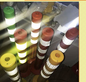 Verkeersveiligheidsafbaters H 75Cm Tpu Flexibele Bollard <span class=keywords><strong>Delineator</strong></span> Verkeerspost Waarschuwing Veerpost - Product Image 2