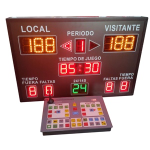 Marcador <span class=keywords><strong>de</strong></span> baloncesto portátil LED electrónico 2025 <span class=keywords><strong>de</strong></span> China - Product Image 4