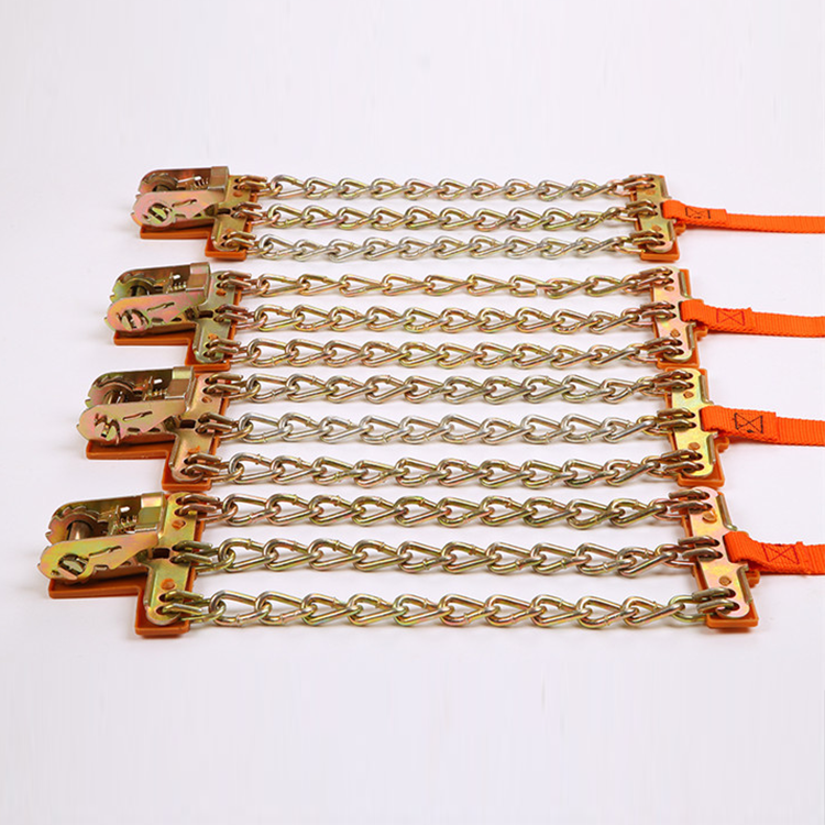 Аварийная резиновая нескользящая цепь для колес, легко устанавливаемая цепь для защиты автомобильных шин, автоматическое затягивание