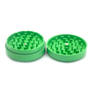 Grinder per Erbe in Metallo Colorato Macaron <span class=keywords><strong>a</strong></span> 2 Strati con Rivestimento in Ceramica Premium, Tritatabacco Portatile per Casa e Esterni - Product Image 2