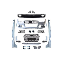 Pour AUD I avec lampe A7 11-14 mise à niveau 16-18 RS7 pare-chocs Spoiler Grille Auto Body Kit pièces de voiture accessoires de voiture assemblage