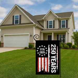 Wholesale Weather Resistant Polyester Cloth Digital Printing 12x18 Double Sided American 250th Birthday Pennant Garden <b>Flags</b> - Product Image 6