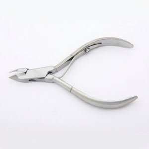 Recortador de cutículas profesional de acero inoxidable con mango pinzas para cutículas de uñas para la eliminación de piel muerta removedor de callos de muestra gratis - Product Image 1