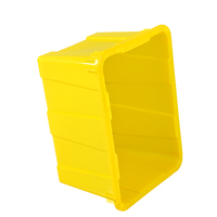 Boîte à déchets médicaux jaune pour objets tranchants, poubelle médicale en plastique jaune, boîte à médicaments domestique