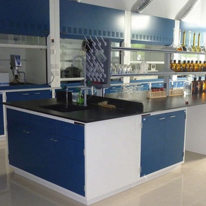 Meuble <span class=keywords><strong>de</strong></span> laboratoire Banc d'îlot <span class=keywords><strong>de</strong></span> haute qualité et durable table centrale en acier résistant à la corrosion et à l'eau - Product Image 6