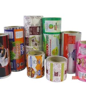 Manufacturer 2023 Hot sell Wholesale prices liquid food packaging film roll printing food grade plastic packaging roll film