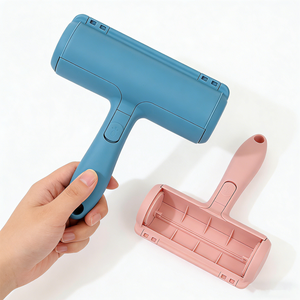 Rodillo Removedor de Pelo de Mascotas para Perros y Gatos, Reutilizable, Autolimpiante, de Plástico ABS Ecológico Personalizado, con Cepillos Quitapelusas - Product Image 1