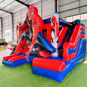 Château gonflable Spiderman Combo avec toboggan - Product Image 3