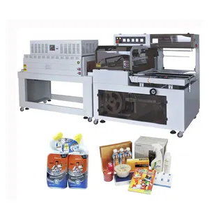 Polythene Cutting And Sealing Shrink Wrapping Packing Machine For Bottles And Small Packing