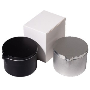 Vela de cera de coco hecha a mano en lata con tapa para decoración del hogar y aromaterapia - Product Image 4