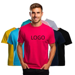 High quality custom garment pigment screen print oversized men's t shirt