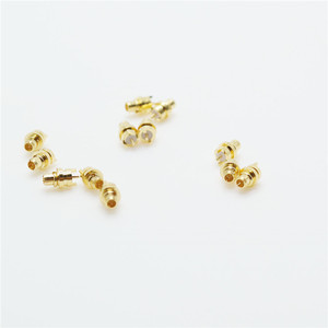 Mmcx Male Connector Gold Plated Slotted Expansion Phone <b>Plug</b> <b>Adapter</b> For Audio Video Connectors - Product Image 1