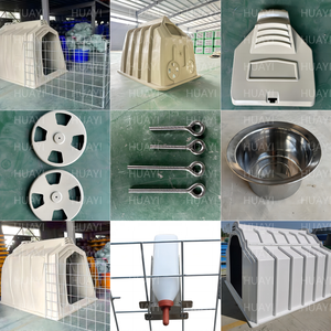 Alta calidad cómodo becerro Hutch equipo de granja barato plástico diario vaca cómoda Casa de ganado con ovejas jóvenes - Product Image 6