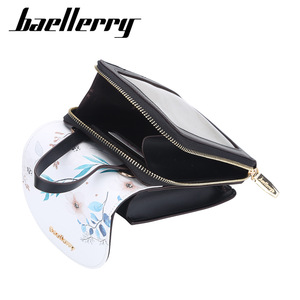 กระเป๋าโทรศัพท์หน้าจอสัมผัสสำหรับผู้หญิง Baellerry ลายดอกไม้ กระเป๋าสะพายไหล่แบบซิป กระเป๋าถือความจุมาก - Product Image 1