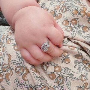 Anillos de Plata de Ley 925 con Circonita Cúbica 5A de Dylam, Disponibles en Stock, Sin Pedido Mínimo, Talla Pequeña, Diseño de Hello Kitty, Tallas 1-3, para Uso Diario, para Bebés - Product Image 4