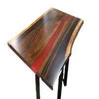 Usine Direct Design de luxe personnalisé Dîner Cuisine Restaurant Rivière Résine Epoxy Table à manger