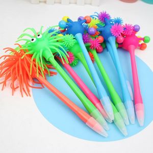 Creative Stationery Decompression Hairball Handwritten Plastic <b>Ballpoint</b> <b>Pen</b> Cute Super Cute Monster <b>Ballpoint</b> <b>Pen</b> - Product Image 2