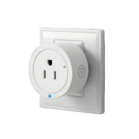 Soket WiFi Pintar Colokan AS Kontrol Jarak Jauh Alexa Google Assistant Fungsi Timer ABS+PC Tahan Api Stopkontak Rumah Pintar