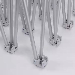 عرض منبثق بخلفية خلفية خارجية من الألومنيوم بتصميم مخصص قابل للطي لحامل الزفاف لافتة منبثقة قابلة للطي - Product Image 2