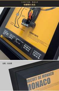 Nouvelle collection de décorations murales 3D stéréo pour voiture, cadre photo, modèle artisanal pour la décoration intérieure - Product Image 3