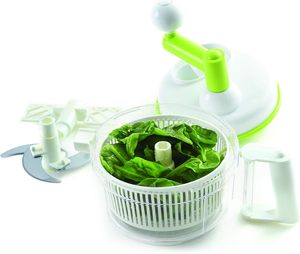 Kitchen Hand Crank Stainless Steel Eco-Friendly Sustainable Food Processor Baby Food Maker Manual Meat Grinder <b>Vegetable</b> Dicer - Product Image 2