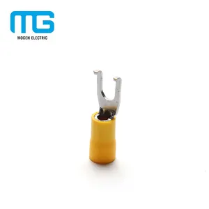 Fsv série jaune cuivre outils de sertissage électrique fourche terminaux de câble