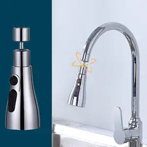 Accessori per la cucina testa di spruzzo risparmio idrico 360 ugello a sfera girevole adattatore per rubinetto parti di ricambio per lavello prolunga per rubinetto da cucina