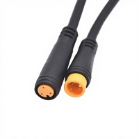 Dây cáp kết nối nhanh M8, 2 đến 6 chân, đực/cái, DC 12V, chống nước IP65, chất liệu PVC, dùng cho thiết bị gia dụng