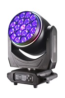 Luces Profesionales DMX512 RGBW, 19x40W LEDs, con Estrobo, Mezcla de Colores y Múltiples Modos de Control para un Rendimiento Impresionante