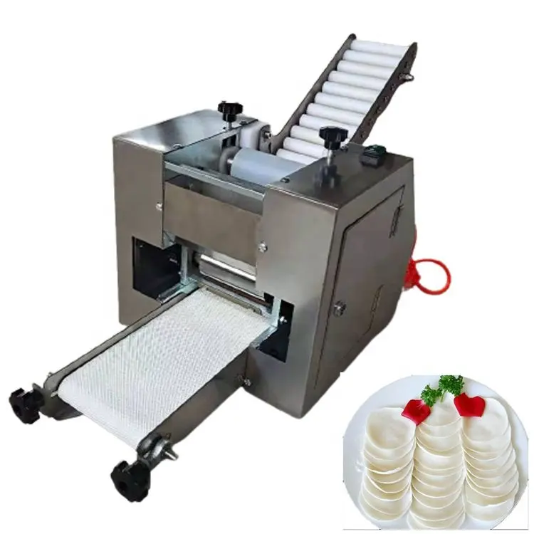 Endüstriyel makine hamur cilt sarma makinesi Gyoza cilt makinesi