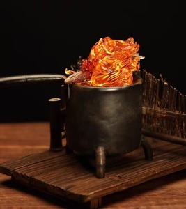 Howl's Moving Castle Calcifer Flame Light Anime japonés PVC figura muñeca de juguete de 20CM - Product Image 5