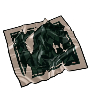 <span class=keywords><strong>Sciarpa</strong></span> Lunga Invernale in Seta <span class=keywords><strong>Blu</strong></span> con Stampa Digitale Geometrica, Design <span class=keywords><strong>Elegante</strong></span> per Donne, Accessorio di Moda Quotidiana in Stile Moderno - Product Image 5