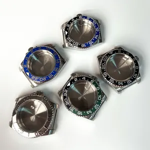 Low Moq OEM Factory High Quality Sapphire Glass Watch Case Accessory Diameter 40mm Thick 14mm Waterproof Ceramic Watch Bezel