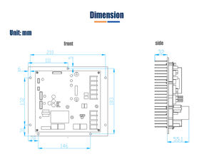 บอร์ดควบคุมอินเวอร์เตอร์ดีซีสำหรับเครื่องอัดอากาศ 3 เฟส ขนาด 7kw 10kw 12kw 16kw 20kw ยี่ห้อ Bandary - Product Image 5