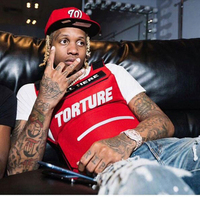 T-shirt sans manches tactique pour homme, style 'Torture', 'Teen Top', 'Lil Durk', 'Dancer', 'Tyga'