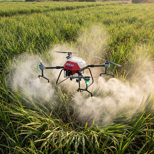 Smart Autonomous Agricultural Sprayer Drone for Mountainous Terrain, High Efficiency Precision Farming UAV for Crop Protection