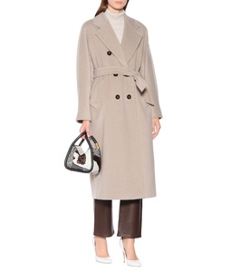 Cashmere <strong>Wool</strong> Overcoat Lady <strong>Belted</strong> Cardigan Winter Cashmere Long <strong>Coat</strong> - Product Image 2