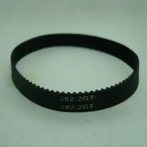 Rubber with glass fiber GT2 202mm length 9mm belt width round tiiming belt