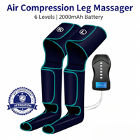 Appareil de massage des jambes électrique pneumatique pour la maison, appareil portable de relaxation des mollets et des cuisses par compression pneumatique