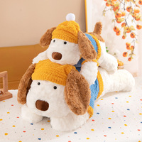 Boneka Anjing PP Cotton Puppy Mainan Lembut Bantal Anak-Anak Unisex untuk Dekorasi Hadiah