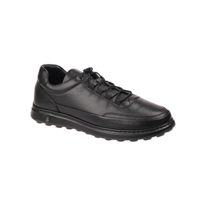 Chaussures décontractées sportives à lacets pour hommes 1154 en cuir véritable avec mousse à mémoire de forme, antidérapantes, confortables pour la marche en automne et en hiver - Product Image 2