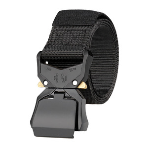 Cinturón Táctico Transfronterizo para Entrenamiento al Aire Libre, Hebilla <span class=keywords><strong>de</strong></span> Aleación, Pantalones <span class=keywords><strong>de</strong></span> Trabajo <span class=keywords><strong>de</strong></span> Nailon, Cinturón para <span class=keywords><strong>Hombre</strong></span>, Ancho <span class=keywords><strong>de</strong></span> 4.0 cm, 125 cm <span class=keywords><strong>de</strong></span> Largo - Product Image 2