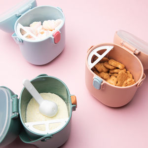 Contenitore per latte in polvere portatile contenitore per latte in polvere per neonati multiuso per conservare snack e latte in polvere - Product Image 2