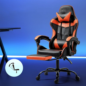 Chaise de jeu abordable très vendue, chaise PC personnalisée avec repose-pieds et accoudoirs articulés pour adolescents et joueurs - Product Image 6