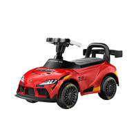 Mobil Dorong Manual Anak Grosir, Mainan Tunggang Kaki untuk Balita, 4 Roda, Mobil Walker Bayi untuk Ekspor Global