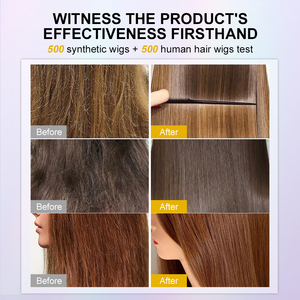 Produits d'entretien des perruques Spray brillant pour perruques et extensions Cheveux humains synthétiques Perruque Cheveux Silkening Mist Hair Spray démêlant - Product Image 6