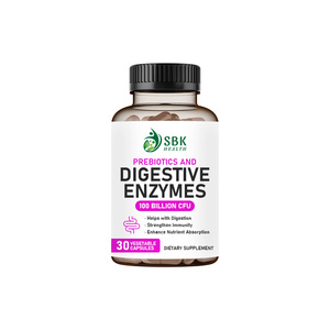 Cápsulas de Enzimas Digestivas de Marca Privada, Complejo Prebiótico para la Salud Intestinal de Adultos, Apoyo Energético a Base de Cápsulas - Product Image 1