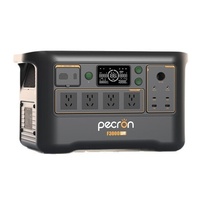PECRON F3000LFP 3072Wh Alimentation Électrique Extérieure 3600W LiFePO4 110V US 220V CN Standard pour Projecteurs de Travail LED