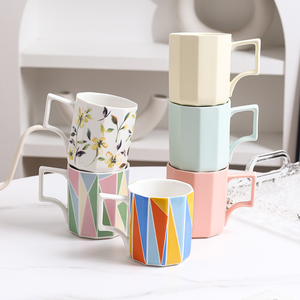 Wholesale Porcelain Ceramic Coffee Mug Set Customized Logo Advertising Business <b>Gifts</b> <b>Cheap</b> Factory Price Reusable Food Safe - Product Image 5