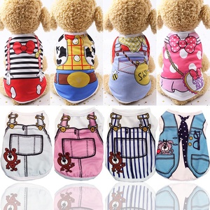 Cartoon Print Mesh Teddy Bichon Pomeranian Clothing Supplies Pet Kitten Vests Dog <strong>Cat</strong> <strong>Clothes</strong> <strong>for</strong> Spring Summer New Year's - Product Image 2